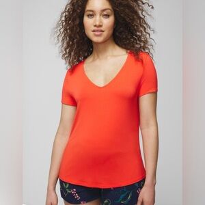 Soma Women’s Cool Nights Short Sleeve Tee Island Guava NWT (Size XXL)